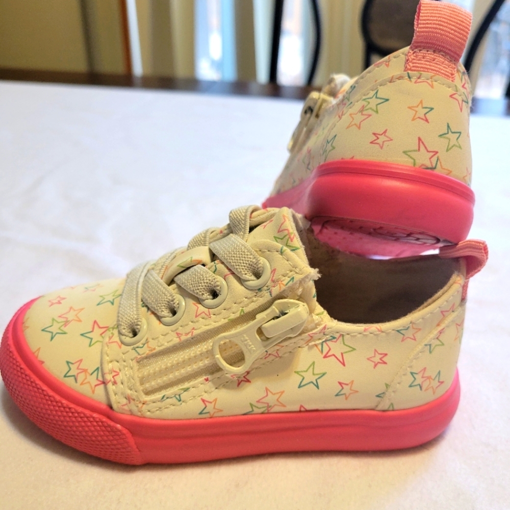 Cat & Jack White Star Shoes